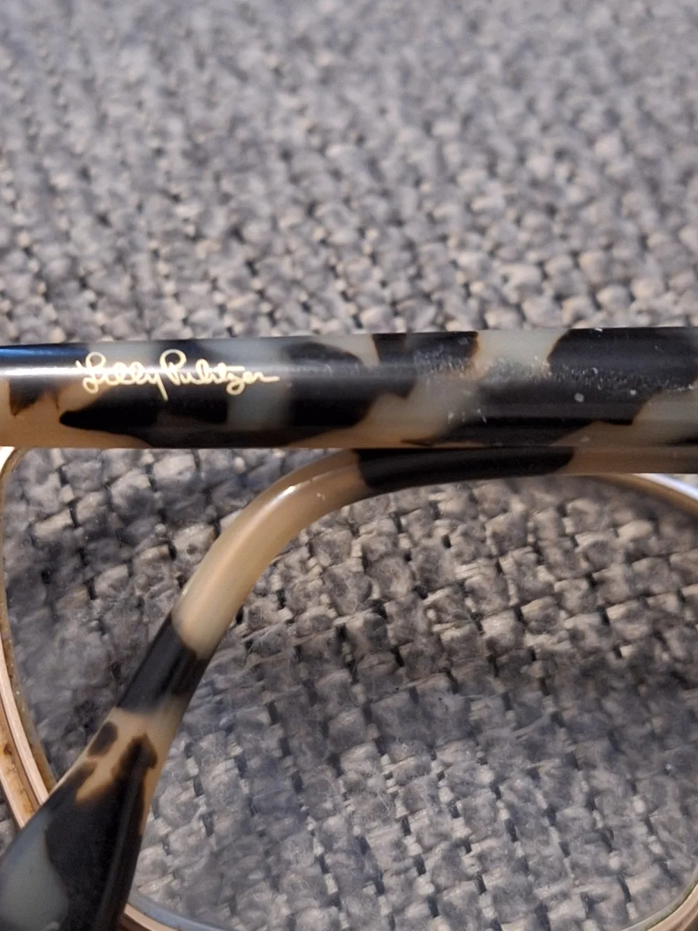 Lilly Pulitzer Tortoiseshell and Gold Women's Eyeglass Frames